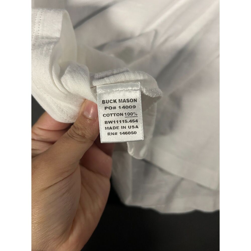 Clean Girl NWT Buck Mason White T-Shirt Women's S Minimalist Classic